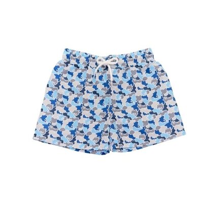 Saltwater Boys Company *PRE-ORDER*Blue Camo Saint Simons Swim Trunks