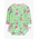 RuffleButts + RuggedButts Neon Turtle Tide Long Sleeve One Piece Rash Guard