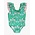 RuffleButts + RuggedButts Coconut Cabana Bow V-Back One Piece Swimsuit