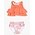 RuffleButts + RuggedButts *PRE-ORDER*Sunset Seashells Flounce Bikini 2-Piece Swimsuit, with Signature Rear Ruffles