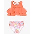 RuffleButts + RuggedButts Sunset Seashells Flounce Bikini 2-Piece Swimsuit, with Signature Rear Ruffles