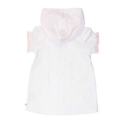 RuffleButts + RuggedButts White Terry Full-Zip Cover Up