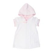 RuffleButts + RuggedButts White Terry Full-Zip Cover Up