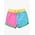RuffleButts + RuggedButts Neon Color Block Dolphin Hem Swim Trunks