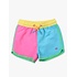 RuffleButts + RuggedButts Neon Color Block Dolphin Hem Swim Trunks