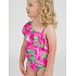 RuffleButts + RuggedButts Neon Palm Paradise One Shoulder Ruffle One Piece