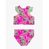 RuffleButts + RuggedButts Neon Palm Paradise Racerback Flutter Tankini 2PC Swimsuit