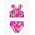 RuffleButts + RuggedButts Neon Palm Paradise Racerback Flutter Tankini 2PC Swimsuit