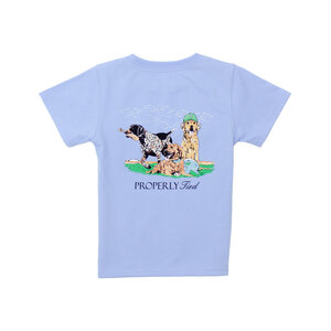 Properly Tied Light Blue Diamond Dogs SS Tee