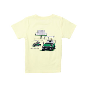 Properly Tied Light Yellow Leaderboard SS Tee