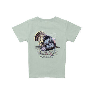 Properly Tied Chrome Grey Gobbler SS Tee