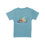 Properly Tied *PRE-ORDER*Coastal Sky Redfish Tail SS Tee