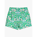 RuffleButts + RuggedButts Coconut Cabana Performance Hybrid Swim Trunks