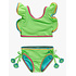 RuffleButts + RuggedButts Neon Honeydew Crochet Detail Butterfly Tankini 2-Piece Swimsuit