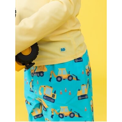 RuffleButts + RuggedButts Under Construction Swim Trunks