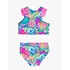 RuffleButts + RuggedButts Neon Ocean Coral Racerback Flutter Tankini