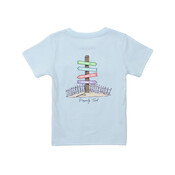 Properly Tied Periwinkle Beach Trip Girl's SS Tee