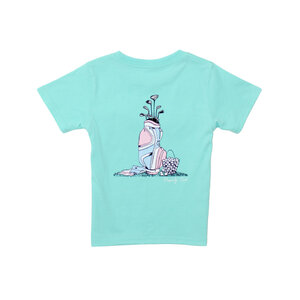 Properly Tied Seafoam Golf Clubs Girl's SS Tee