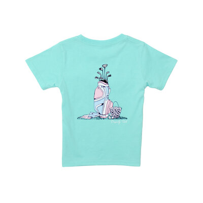 Properly Tied *PRE-ORDER*Seafoam Golf Clubs Girl's SS Tee