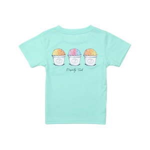 Properly Tied *PRE-ORDER*Seafoam Chillin Girl's Performance SS Tee