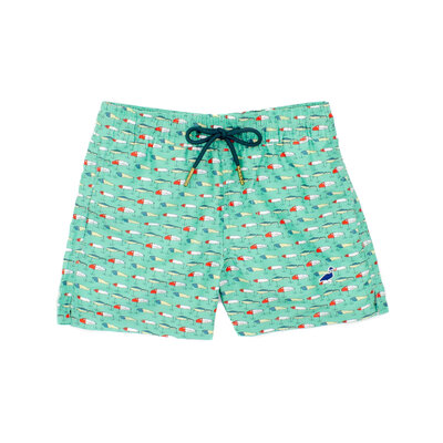 Properly Tied Vintage Lures Swim Trunk