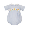 Petit Bebe Easter Chicks Lt Blue Tiny Stripe Boy's Bubble