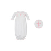 Petit Bebe Crosses White Girl's Sac