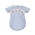 Petit Bebe *PRE-ORDER*Transportation Lt Blue Stripe Knit Bubble