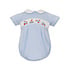 Petit Bebe *PRE-ORDER*Transportation Lt Blue Stripe Knit Bubble