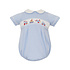 Petit Bebe Transportation Lt Blue Stripe Knit Bubble