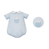 Claire & Charlie Bunny Lt Blue Pique Boy's Bubble