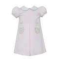 Claire & Charlie Bunny Pink Pique A-line Float w/Pockets