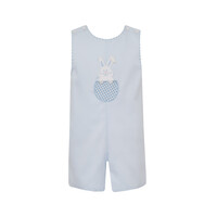 Claire & Charlie Bunny Lt Blue Pique Jon Jon