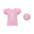 Claire & Charlie Bunny Pink Short Set