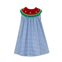 Claire & Charlie Watermelon Periblue Knit Stripe Float