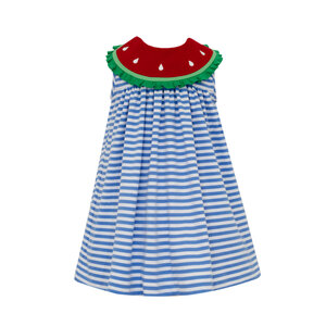 Claire & Charlie Watermelon Periblue Knit Stripe Float