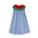 Claire & Charlie *PRE-ORDER*Watermelon Periblue Knit Stripe Float