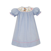 Anavini Peter Rabbit Blue Gingham Bishop