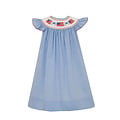 Anavini *PRE-ORDER*Flags Periwinkle Blue Gingham Bishop