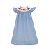 Anavini *PRE-ORDER*Flags Periwinkle Blue Gingham Bishop