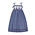 Anavini Sailboats Navy Gingham Sundress w/Ties