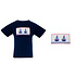 Anavini Sailboats Navy Gingham Boy's Short Set