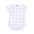 Magnolia Baby Baby Checks Pink S/S Lap Bodysuit