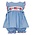 Anavini *PRE-ORDER*Flags Periwinkle Blue Gingham Bloomer Set