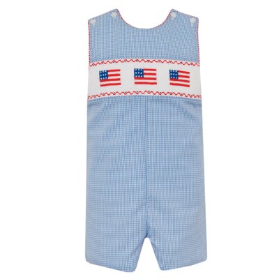 Anavini Flags Periwinkle Blue Gingham Jon Jon