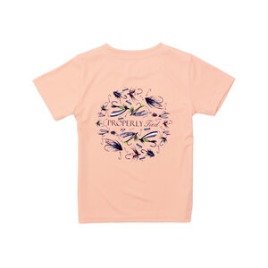 Properly Tied Melon Stay Fly Performance SS Tee