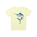 Properly Tied *PRE-ORDER*Light Yellow Blue Marlin Performance SS Tee