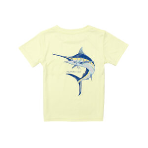 Properly Tied *PRE-ORDER*Light Yellow Blue Marlin Performance SS Tee