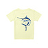 Properly Tied Light Yellow Blue Marlin Performance SS Tee
