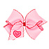Wee Ones King Moonstitch Bow w/ Heart Emb. Tail